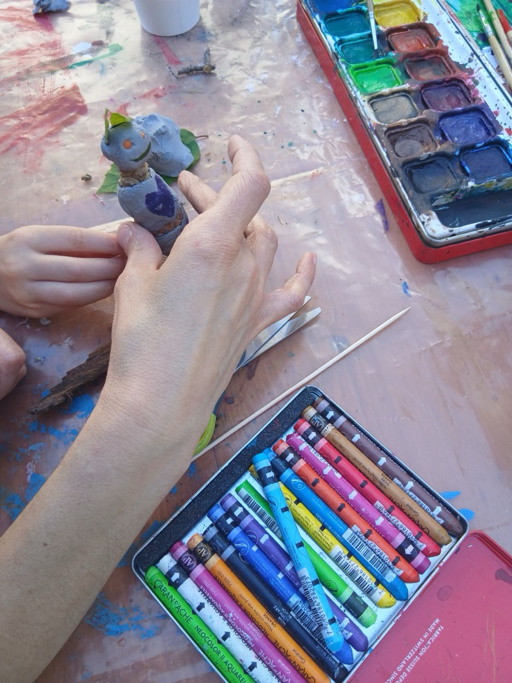 Enfants en atelier à L’Imagerie