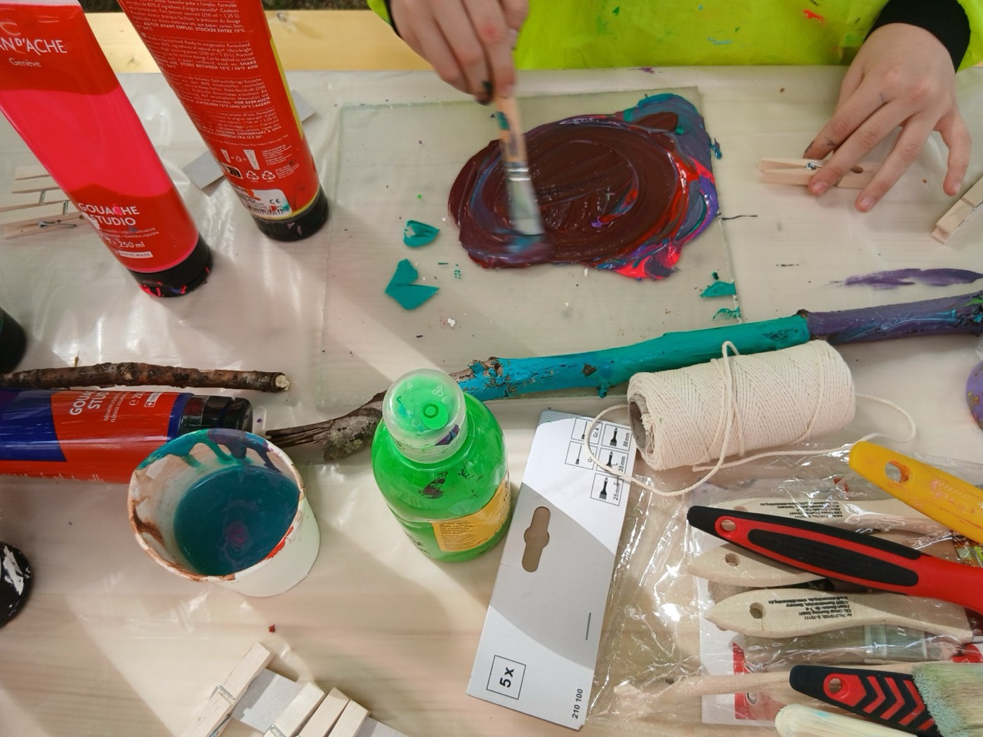Enfants en atelier à L’Imagerie