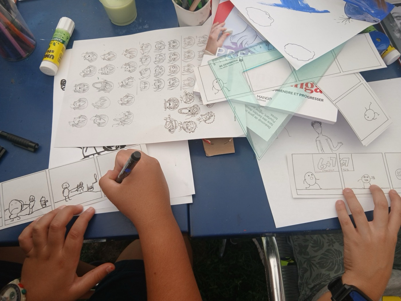 Enfants en atelier à L’Imagerie
